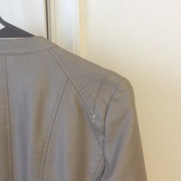 Express Faux Leather Jacket Snap Collar sz S - Picture 12 of 12